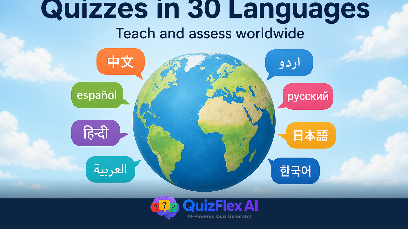 Multilingual quizzes cover